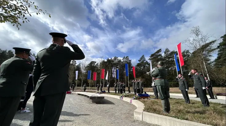 Militaire herbegrafenis.