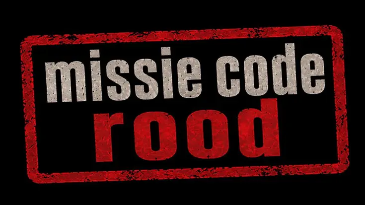 Afbeelding met tekst: Missie code rood