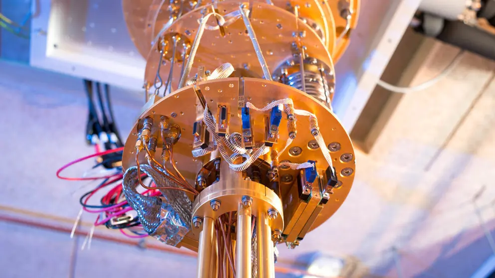 Voorbeeld van quantumtechnologie. 