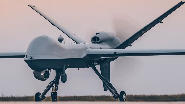 Een onbemand vliegtuig.