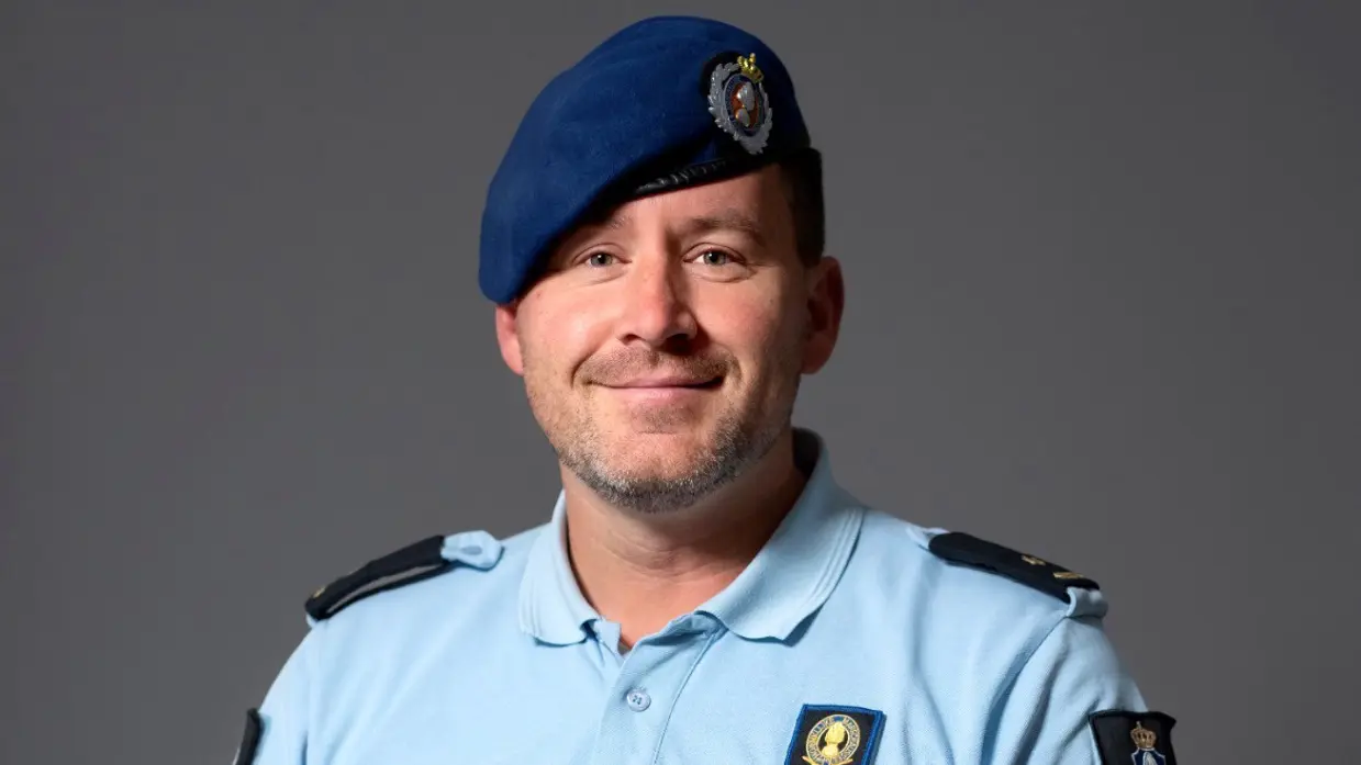 portretfoto van commandant René 