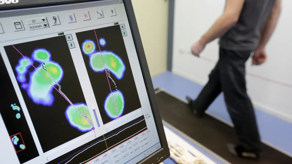 Scan op beeldscherm van 2 voeten.