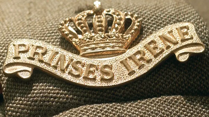 De prinses Irene speld.