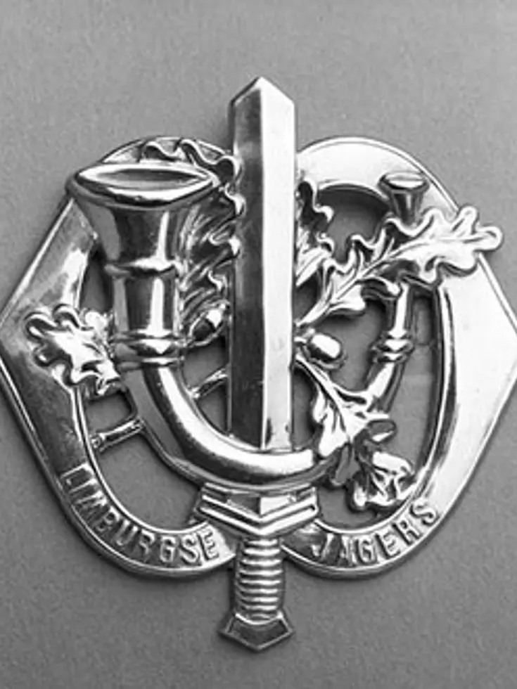 Regimentsembleem Regiment Limburgse Jagers.