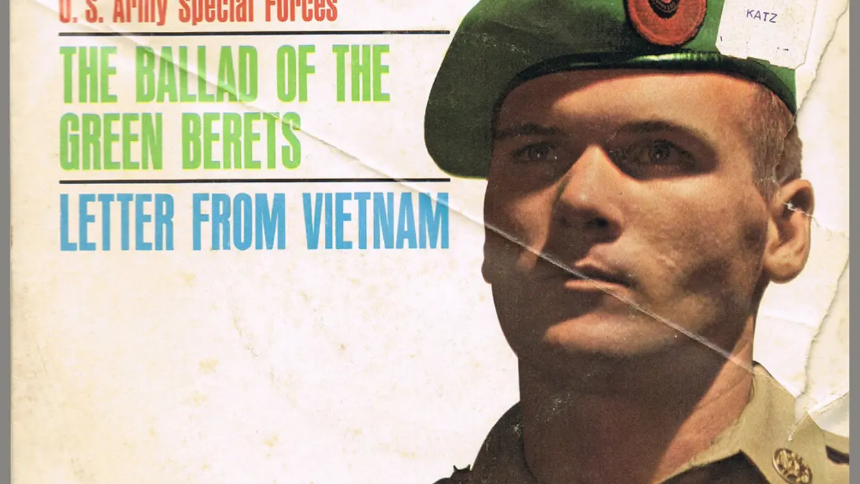 Hoes single 'The ballad of the green berets'