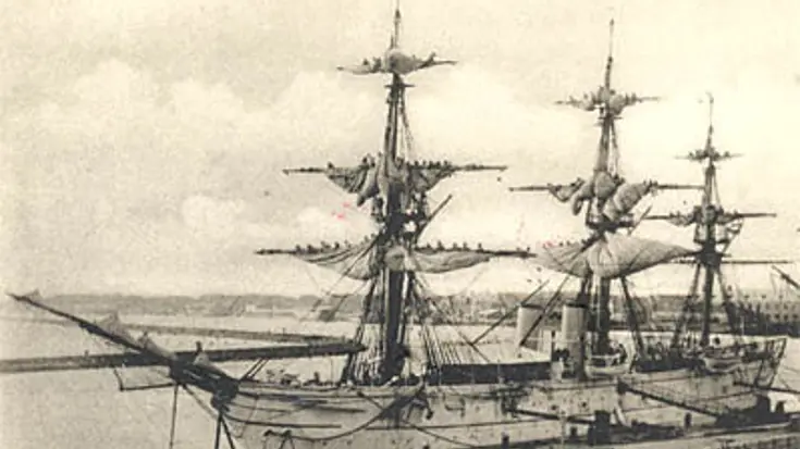 Tromp schroefstoomschip, 1882-1904.