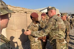 Militairen op missie in Irak.