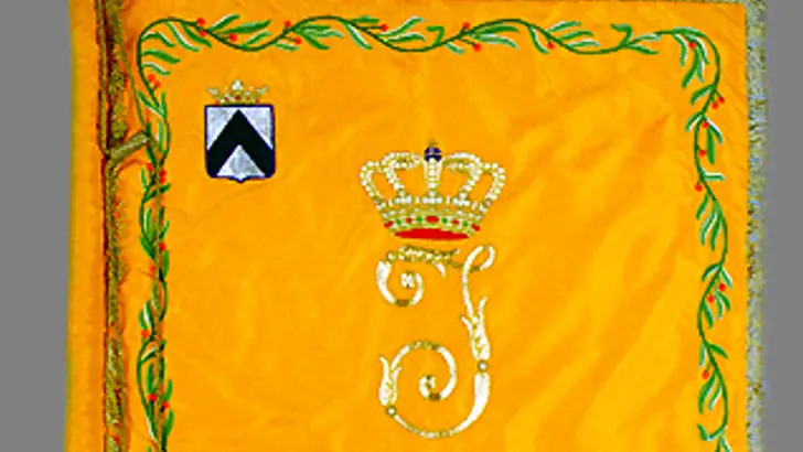 Vaandel Koninklijke Militaire School voorkant.