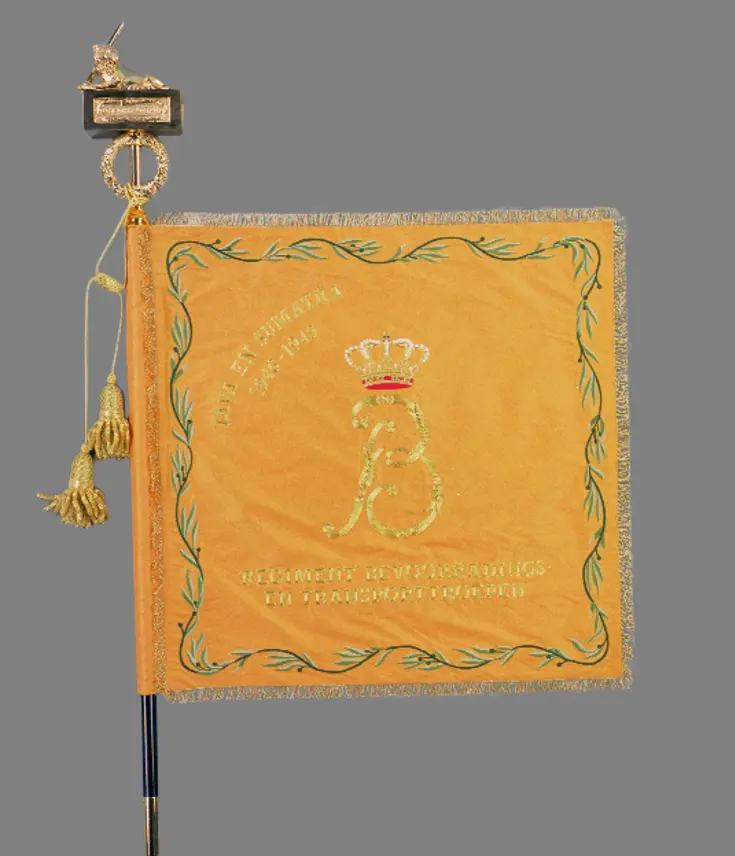 Vaandel Regiment Bevoorradings- en Transport voorkant.