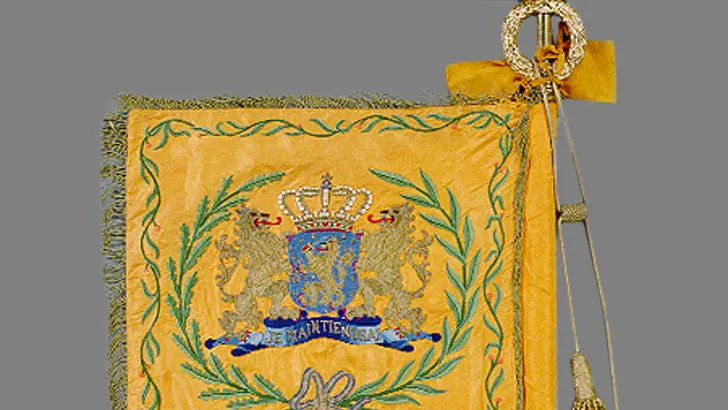 Vaandel Regiment Genietroepen achterkant.