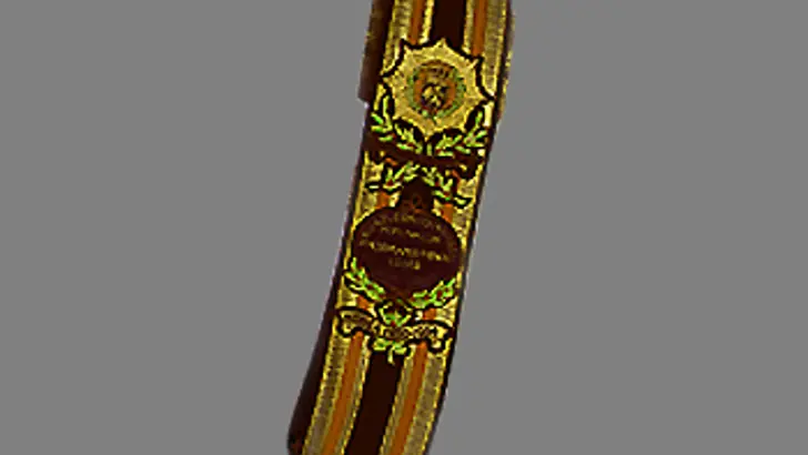 Vaandel Regiment Van Heutsz draagriem.
