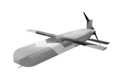 Visual van een anti-drone systeem.