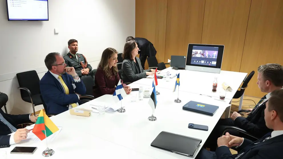 Minister Yezilgöz in vergadering in Brussel